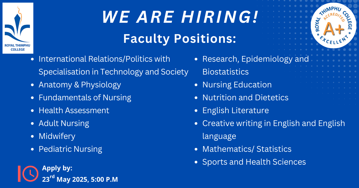 faculty vacancy for fall semester final version